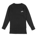 エーディーワン A.D.ONE ジュニアマジックヒートコンプレッションインナー (【01】クルー:ブラック)