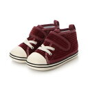 コンバース CONVERSE ジュニア スニーカー ベビー オールスター N コーデュロイ V-1 37302210 (レッド)