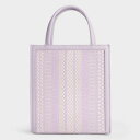 ウーブン ダブルハンドルトートバッグ (Lilac)