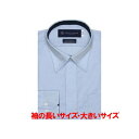 トーキョーシャツ TOKYO SHIRTS 【超形態安定】 スナップダウンカラー 長袖 形態安定 ワイシャツ 綿100% （ブルー）