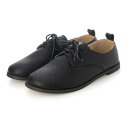 ペニーレイン PENNY LANE 内ゴムレースアップシューズ (BLACK)