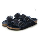 ビルケンシュトック BIRKENSTOCK Arizona Suede Shearling 【レギュラー幅】 ユニセックス (ミッドナイト)