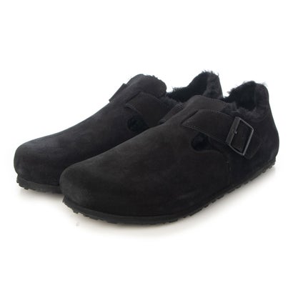 ビルケンシュトック BIRKENSTOCK London Shearling Suede 【レギュラー幅】 ユニセックス （ブラック）