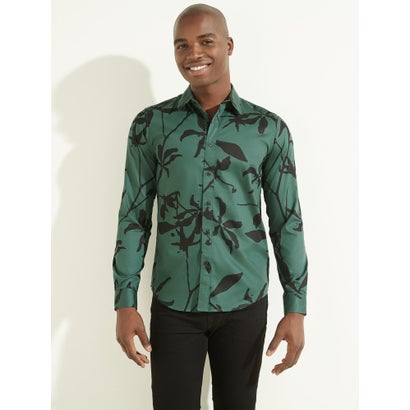 ゲス GUESS Graphic Orchid Shirt (P83R)