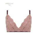 アモスタイル バイ トリンプ AMOSTYLE BY Triumph DeepV ブラジャー フラッフィーレース 1409 B-Dカップ (モーブ)(4)