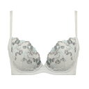 アモスタイル バイ トリンプ AMOSTYLE BY Triumph きゅっと寄せブラ フローラルレオパード 1411 B-Dカップ (シルバー)(4)