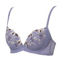アモスタイル バイ トリンプ AMOSTYLE BY Triumph きゅっと寄せブラ フローラルレオパード 1411 B-Dカップ (パープル)