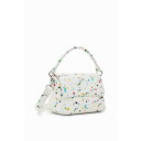 デシグアル Desigual ペイント ミニバッグ (ホワイト)