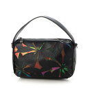 デシグアル Desigual 花柄パンチング加工 ミニバッグ (グレー/ブラック)