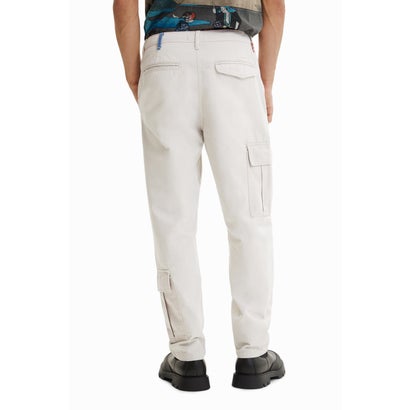 デシグアル Desigual パッチワーク カーゴパンツ （ホワイト）