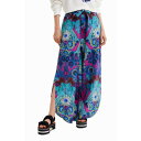 デシグアル Desigual M. Christian Lacroix パラッツォパンツ (ブルー)