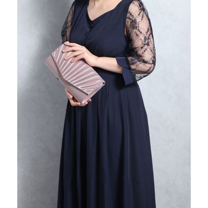 LOCOMALL(ロコンド公式ストア)のドレスプラス DRESS+ パーティーバッグ ショルダーバッグ クラッチバッグ 結婚式 （ピンク）｜アングル2