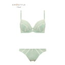 アモスタイル バイ トリンプ AMOSTYLE BY Triumph デイリーAMOSTYLE ブラ&ショーツセット ロマンティックコルセット 502 B-Dカ...