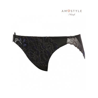 アモスタイル ショーツ アモスタイル ハ?イ トリンフ? AMOSTYLE BY Triumph チャーミングラマー レギュラーショーツ スワンズティアーズ 1415【返品不可商品】 （ブラック）