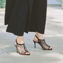 セヴン トゥエルヴ サーティ SEVEN TWELVE THIRTY Lovely Walk チュールレースカバードサンダル (ブラック)(4)