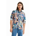 デシグアル Desigual PAPER シャツロングスリーブ (マルチ)