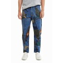 デシグアル Desigual VELEZ デニムロングパンツ (ブルー)