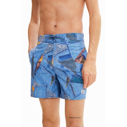 デシグアル Desigual ALEX ボードショート【返品不可商品】 (ブルー)
