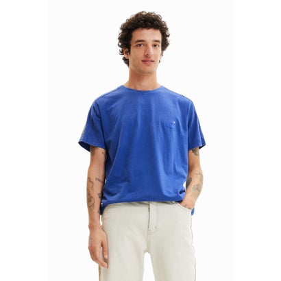 デシグアル Desigual FRANK Tシャツショートスリーブ (ブルー)