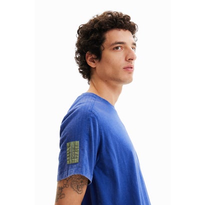 デシグアル Desigual FRANK Tシャツショートスリーブ (ブルー)