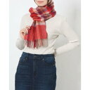 ジョシュアエリス Joshua Ellis Cashmere Muffler (Eildon Check Red)