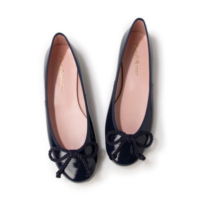 プリティ・バレリーナ バレエシューズ プリティ・バレリーナ Pretty Ballerinas ROSARIO wrinklepatent（ロザリオ ウィンクルパテント）バレエシューズ （AZUL）