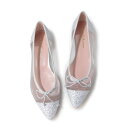 プリティ・バレリーナ バレエシューズ プリティ・バレリーナ Pretty Ballerinas TYRA glitter-mesh（タイラ グリッター メッシュ）バレエシューズ （PLATA-GREY-PLATA）