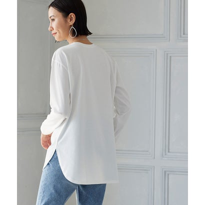 ラス RASW GIZAコットンロングスリーブTシャツ (オフホワイト) ラス RASW GIZAコットンロングスリーブTシャツ (オフホワイト)