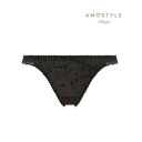 アモスタイル バイ トリンプ AMOSTYLE BY Triumph チャーミングラマー ストリングショーツ ラインアートステッチ 1410【返品不可商品】 (チャコール)(4)