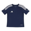 アディダス adidas ジュニア サッカー/フットサル 半袖シャツ KIDS TIRO 23 ジャージー HR4618 (チームネイビーブルー/ホワイト)