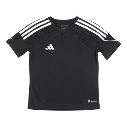 アディダス adidas ジュニア サッカー/フットサル 半袖シャツ KIDS TIRO 23 ジャージー HR4617 ブラック/ホワイト 