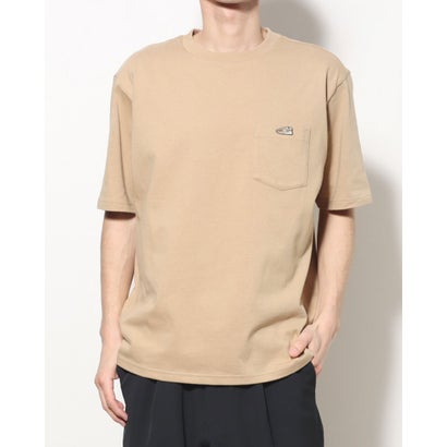 ニューバランス New Balance メンズ 半袖Tシャツ THE CITY シューパッチ Tシャツ AMT35032 (ベージュ)