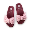 メリッサ melissa MELISSA BEACH SLIDE NEXT GEN TIE VIKTOR AND ROLF AD （RED/PINK）