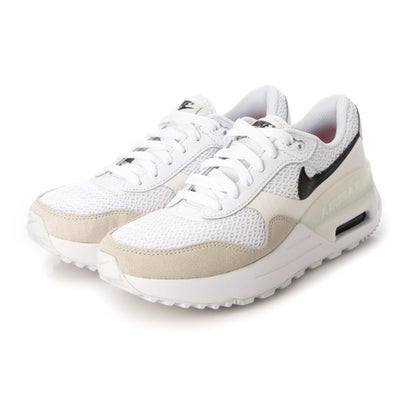 ナイキ NIKE WOMENS AIR MAX SYSTM ウィメンズ エア マックス コンフォート スポーツ スニーカー DM9538-100 （ホワイト×ブラック）