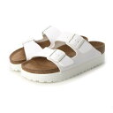 rPVgbN BIRKENSTOCK Arizona Grooved Platform Birko-Flor Vegan yi[z fB[X izCgj