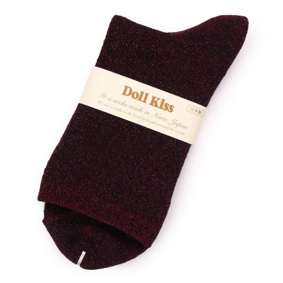 ドール キス Doll Kiss ラメ無地クルーソックス （パープル(283)）