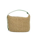 カシュカシュ cache cache ワンハンドルベーシック手編みショルダー (GN)