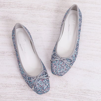 アルテミス バイ ダイアナ artemis by DIANA 【片足100g】超軽量スクエアトゥバレエシューズ （ブルーラメ）