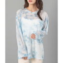 ソルレム solleim タイダイシアーカットソーTシャツ (ブルー)