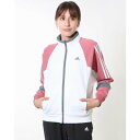 アディダス adidas レディース 長袖ジャージジャケット W SE TEAM WU JKT IA5192 (ホワイト/ピンクストレータ)