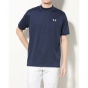 アンダーアーマー UNDER ARMOUR メンズ ゴルフ 半袖シャツ UA Core Mock Neck SS 23 1378182 （Midnight Navy / / Halo Gray）