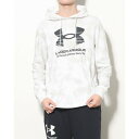 アンダーアーマー UNDER ARMOUR メンズ スウェットパーカー UA RIVAL TERRY NOVELTY HD 1377185 （White / Halo Gray / Black）