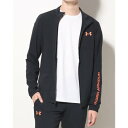 アンダーアーマー UNDER ARMOUR メンズ クロスジャケット UA FRESH WOVEN FULL ZIP 1378371 （Black / After Burn /）