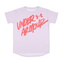 アンダーアーマー UNDER ARMOUR ジュニア 半袖機能Tシャツ UA TECH BRANDED T-SHIRT 1378279 （Nebula Purple / / Pink Shock）