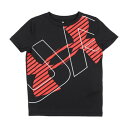 アンダーアーマー UNDER ARMOUR ジュニア 半袖機能Tシャツ UA TECH SUPER BIG LOGO SS 1378273 （Black / / Red）