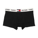 トミー ヒルフィガー TOMMY HILFIGER ロゴウエストコットンボクサー【返品不可商品】 （ブラック）