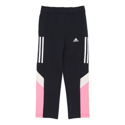 アディダス adidas ジュニア ウインドパンツ YG カラーブロック_ウォームアップパンツ IB0265 （レジェンドインク）