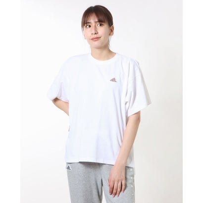 アディダス adidas レディース 半袖Tシャツ W WORDING SS Tシャツ IA5249 ホワイト 