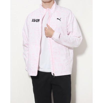 プーマ PUMA メンズ ゴルフ 長袖ウインドブレーカー ゴルフグラフィックハイストレッチLSブルゾン_ 622392 （PEARL PINK）