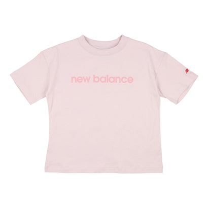 ニューバランス New Balance ジュニア 半袖Tシャツ リニアロゴルーズフィットショートスリーブ ABT35050 （STONE PINK HAZY ROSE）